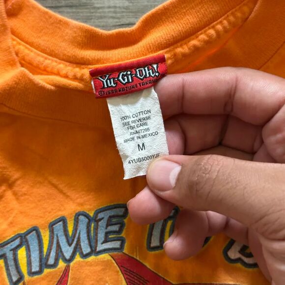 Vintage 1996 Yu-Gi-Oh! It's Time To Duel! Promo T-Shirt Size Medium YOUTH - Picture 5 of 7